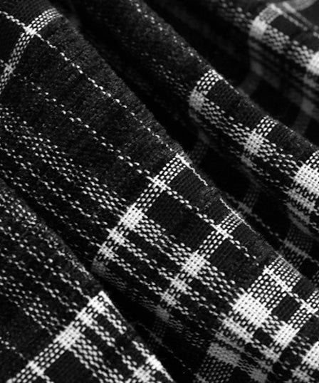 Black Mesh Layered Skirt